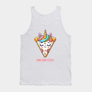 Cute Pizza Unicorn Lover, Love Eating Pizza Tank Top